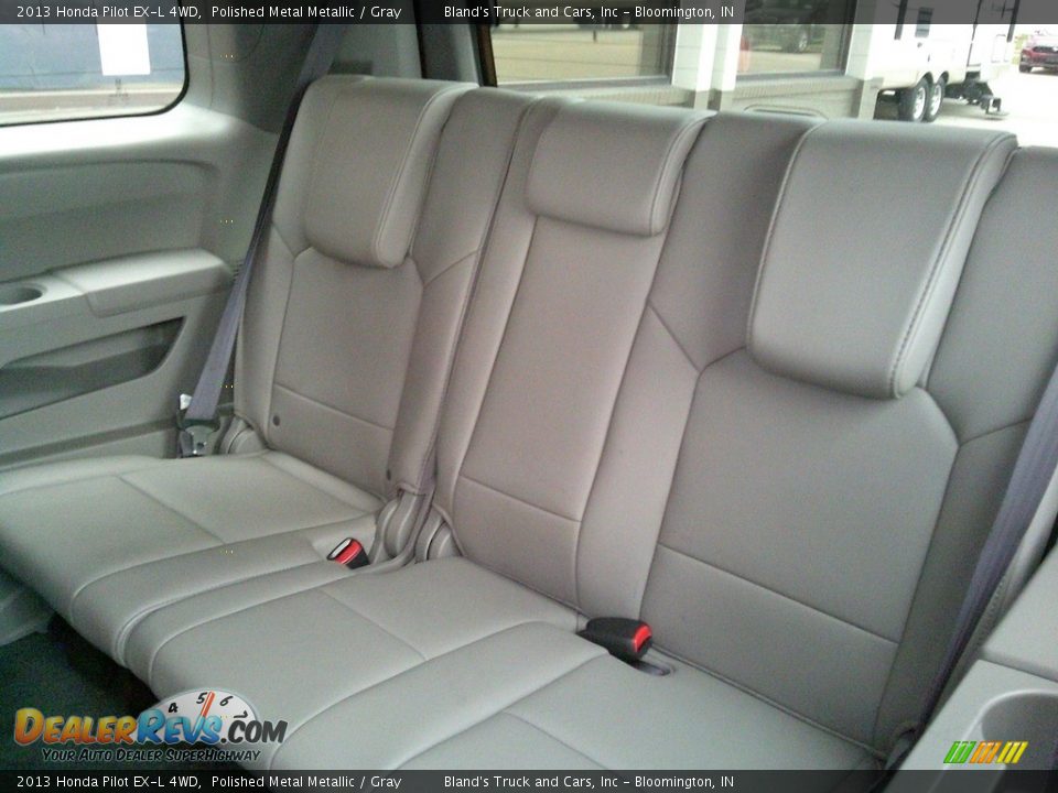 2013 Honda Pilot EX-L 4WD Polished Metal Metallic / Gray Photo #15