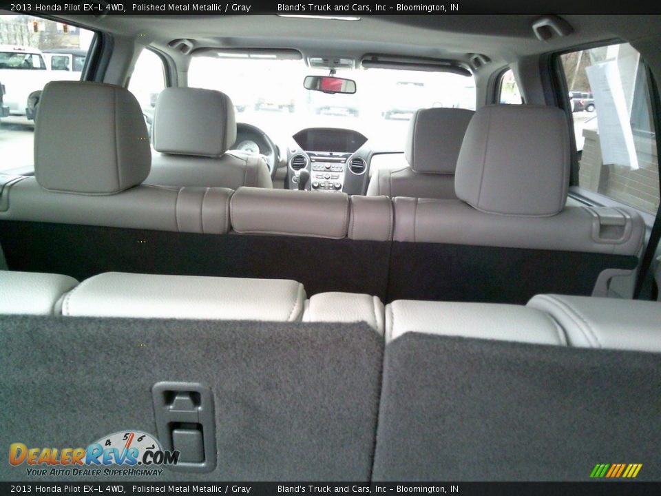 2013 Honda Pilot EX-L 4WD Polished Metal Metallic / Gray Photo #16