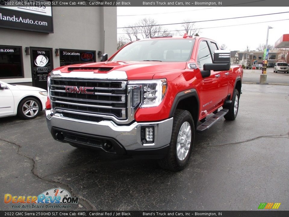 2022 GMC Sierra 2500HD SLT Crew Cab 4WD Cardinal Red / Jet Black Photo #2