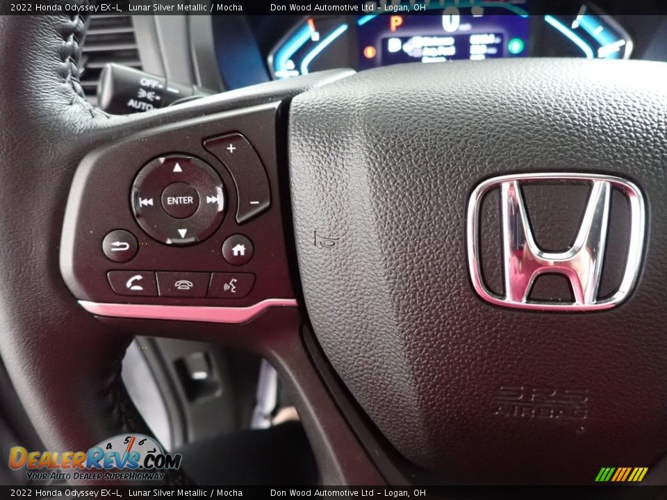 2022 Honda Odyssey EX-L Lunar Silver Metallic / Mocha Photo #19