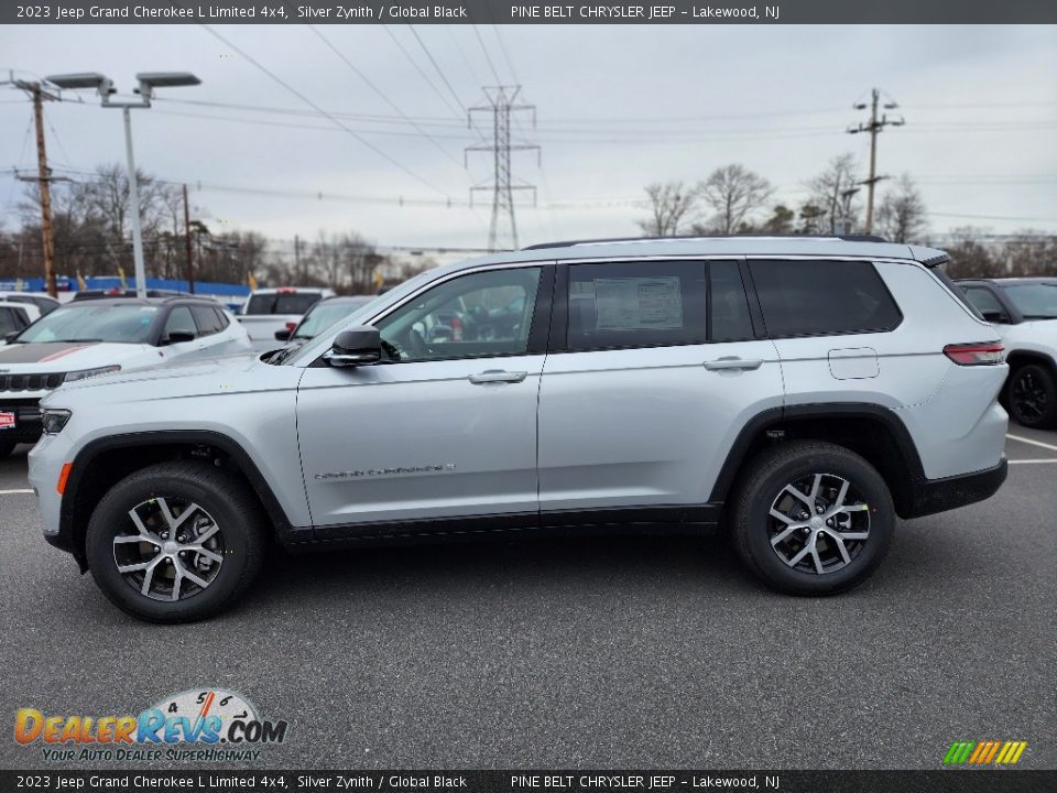 2023 Jeep Grand Cherokee L Limited 4x4 Silver Zynith / Global Black Photo #3