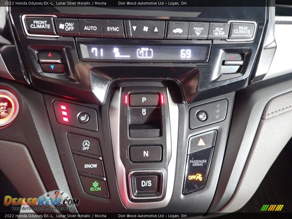 2022 Honda Odyssey EX-L Lunar Silver Metallic / Mocha Photo #21
