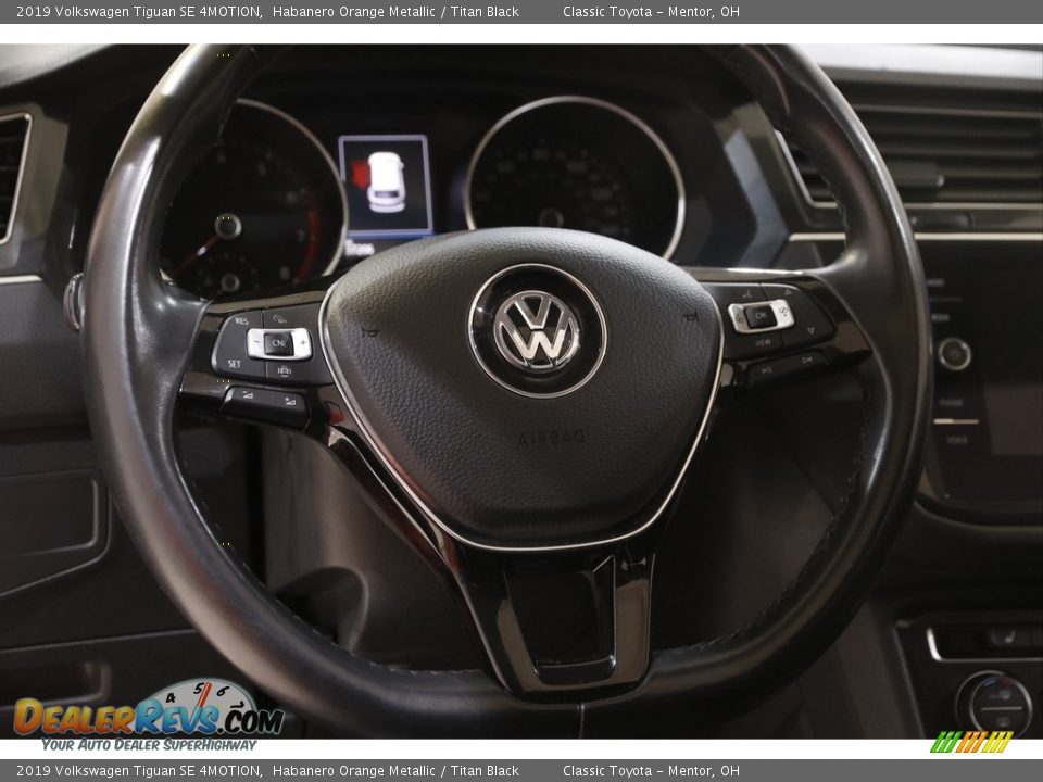 2019 Volkswagen Tiguan SE 4MOTION Habanero Orange Metallic / Titan Black Photo #7