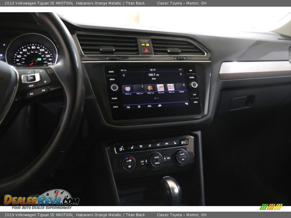 2019 Volkswagen Tiguan SE 4MOTION Habanero Orange Metallic / Titan Black Photo #9