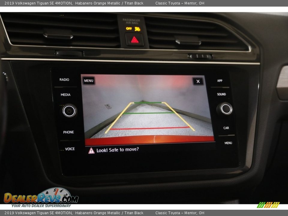 2019 Volkswagen Tiguan SE 4MOTION Habanero Orange Metallic / Titan Black Photo #11