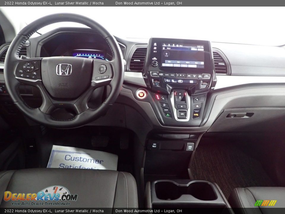 2022 Honda Odyssey EX-L Lunar Silver Metallic / Mocha Photo #28