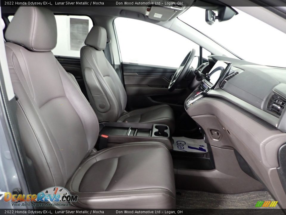 2022 Honda Odyssey EX-L Lunar Silver Metallic / Mocha Photo #30