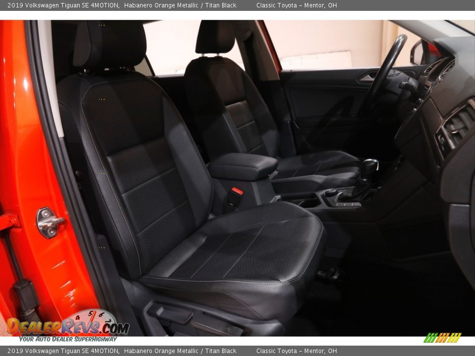 2019 Volkswagen Tiguan SE 4MOTION Habanero Orange Metallic / Titan Black Photo #14