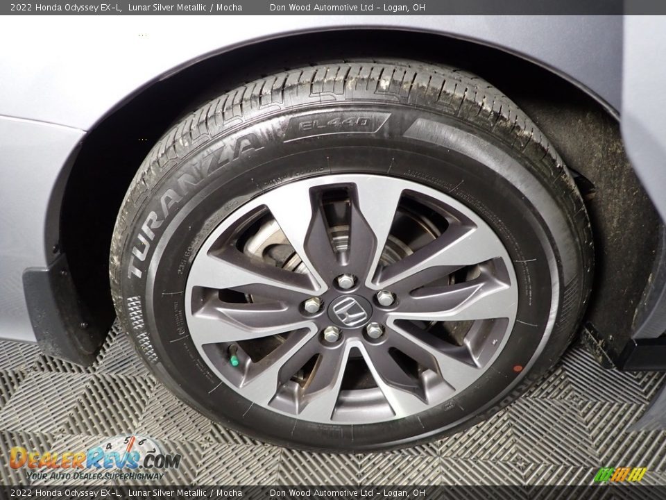2022 Honda Odyssey EX-L Lunar Silver Metallic / Mocha Photo #34