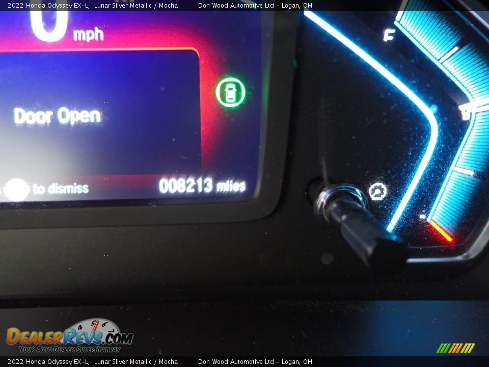 2022 Honda Odyssey EX-L Lunar Silver Metallic / Mocha Photo #35