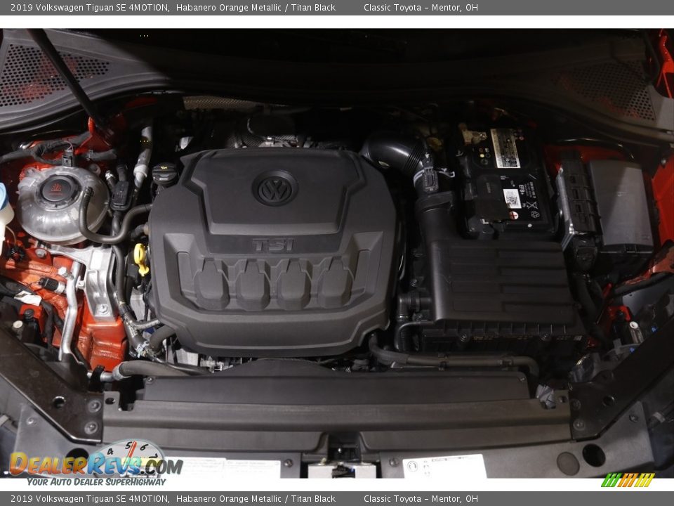 2019 Volkswagen Tiguan SE 4MOTION Habanero Orange Metallic / Titan Black Photo #18
