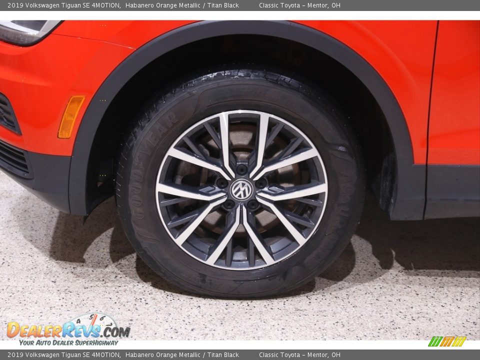 2019 Volkswagen Tiguan SE 4MOTION Habanero Orange Metallic / Titan Black Photo #19