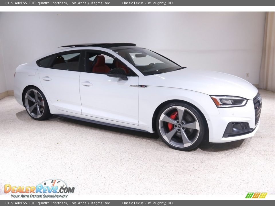 Ibis White 2019 Audi S5 3.0T quattro Sportback Photo #1