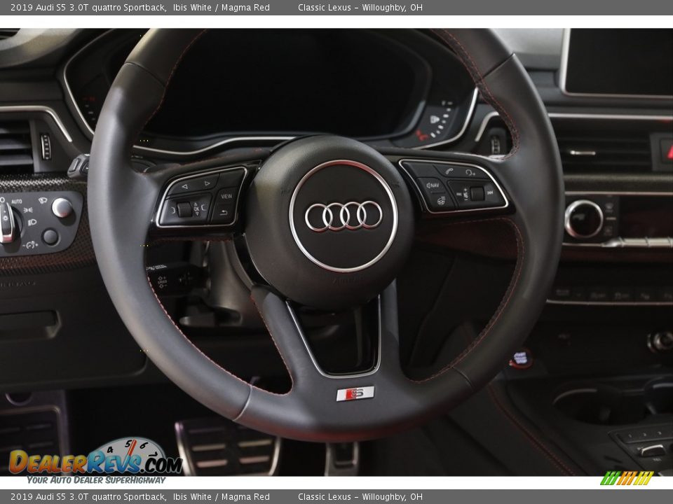 2019 Audi S5 3.0T quattro Sportback Steering Wheel Photo #7