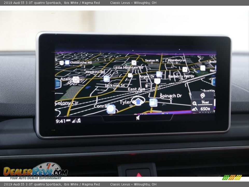 Navigation of 2019 Audi S5 3.0T quattro Sportback Photo #10