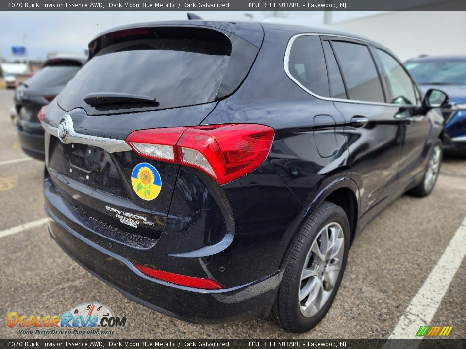 2020 Buick Envision Essence AWD Dark Moon Blue Metallic / Dark Galvanized Photo #4