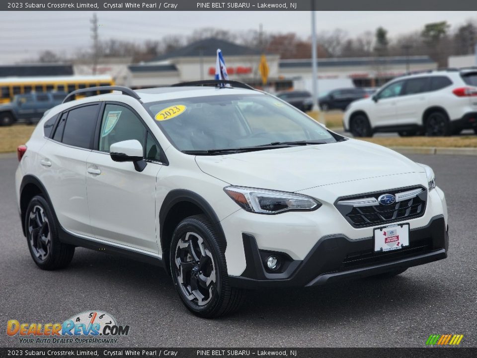 2023 Subaru Crosstrek Limited Crystal White Pearl / Gray Photo #13