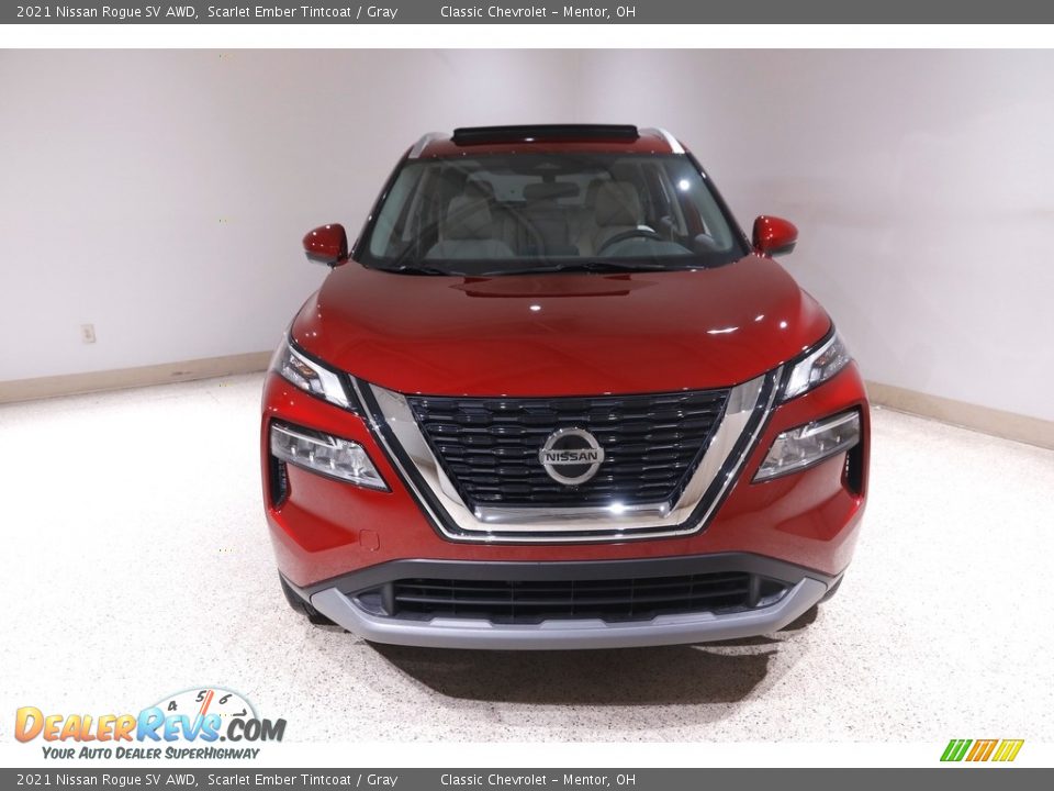 2021 Nissan Rogue SV AWD Scarlet Ember Tintcoat / Gray Photo #2