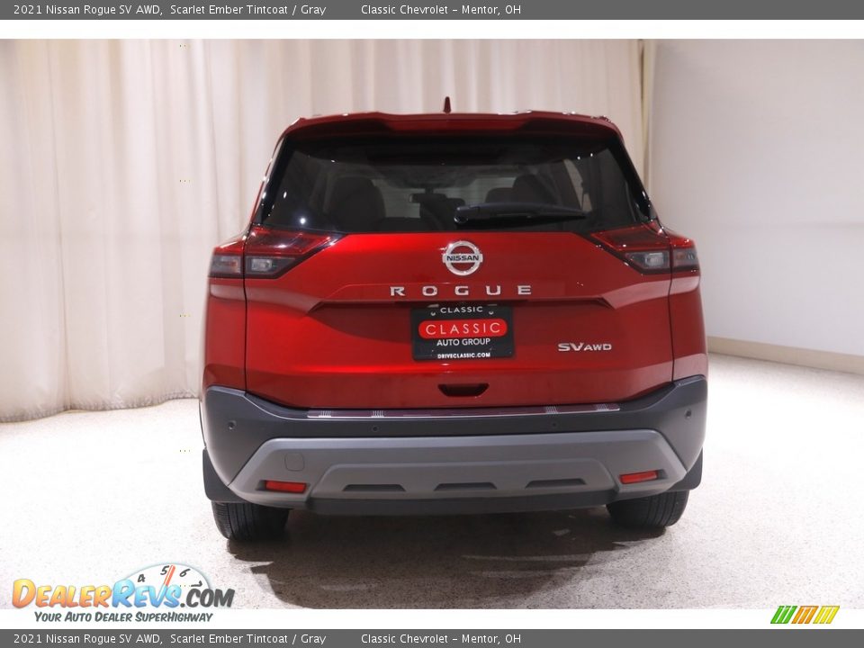 2021 Nissan Rogue SV AWD Scarlet Ember Tintcoat / Gray Photo #18