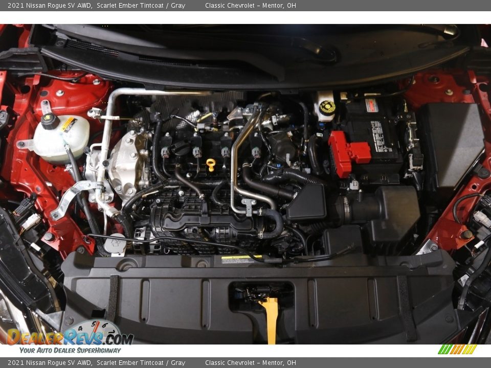 2021 Nissan Rogue SV AWD Scarlet Ember Tintcoat / Gray Photo #19