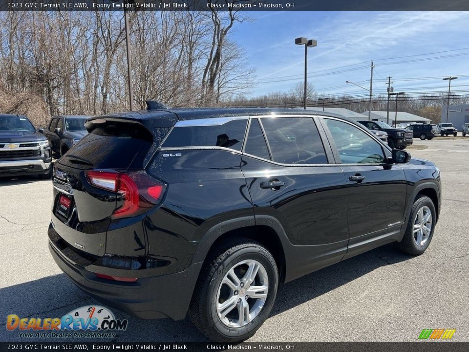 2023 GMC Terrain SLE AWD Ebony Twilight Metallic / Jet Black Photo #3
