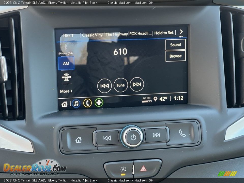 2023 GMC Terrain SLE AWD Ebony Twilight Metallic / Jet Black Photo #11