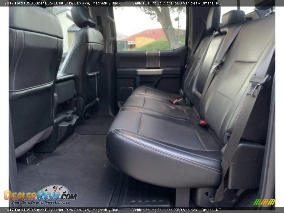 2017 Ford F350 Super Duty Lariat Crew Cab 4x4 Magnetic / Black Photo #8