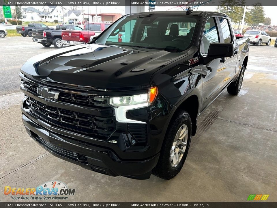 2023 Chevrolet Silverado 1500 RST Crew Cab 4x4 Black / Jet Black Photo #2