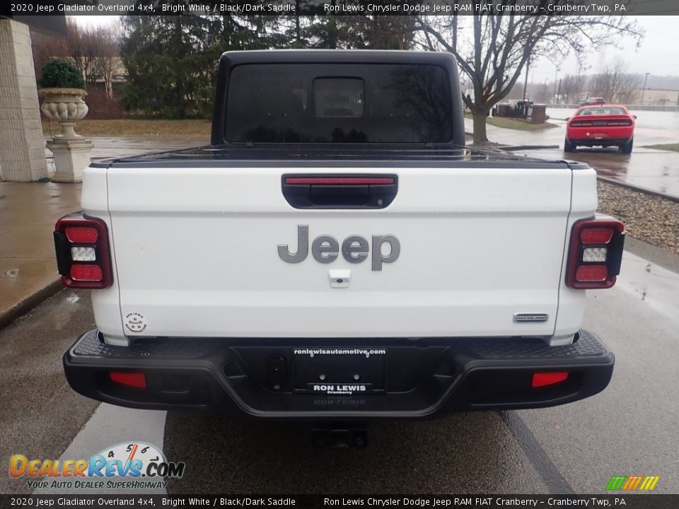 2020 Jeep Gladiator Overland 4x4 Bright White / Black/Dark Saddle Photo #3