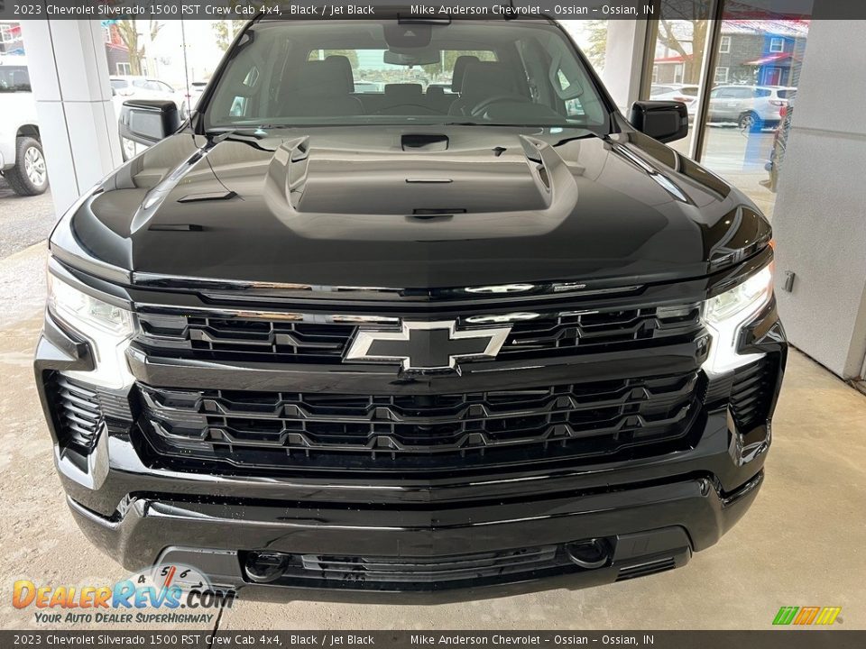 2023 Chevrolet Silverado 1500 RST Crew Cab 4x4 Black / Jet Black Photo #3