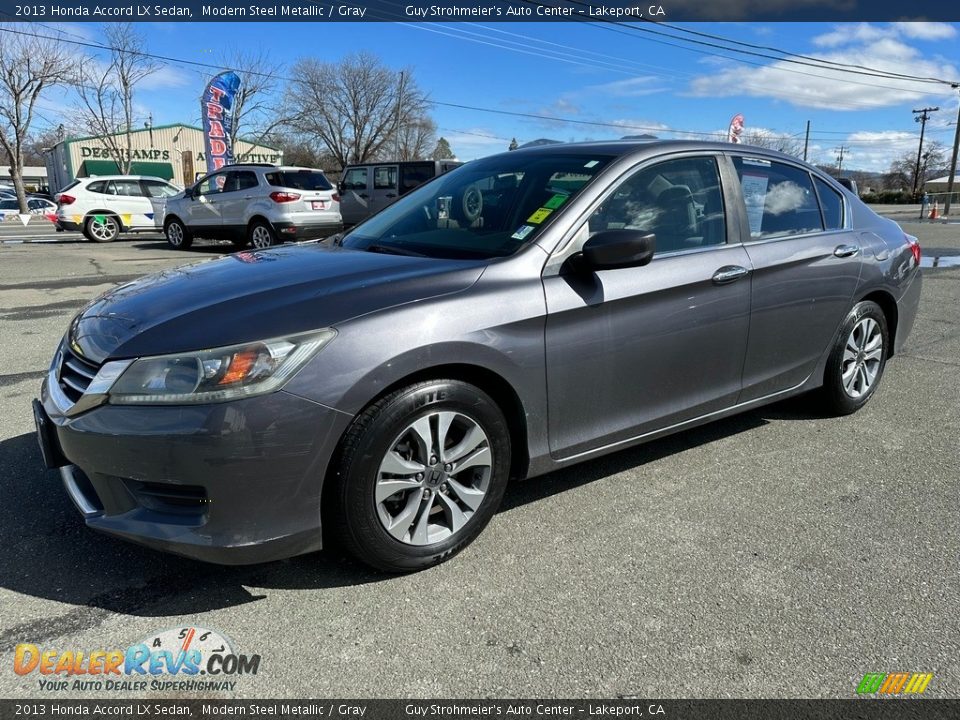 2013 Honda Accord LX Sedan Modern Steel Metallic / Gray Photo #3