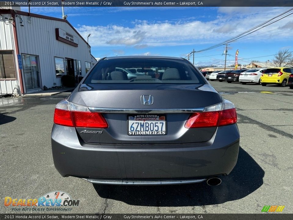 2013 Honda Accord LX Sedan Modern Steel Metallic / Gray Photo #5