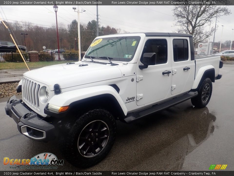 2020 Jeep Gladiator Overland 4x4 Bright White / Black/Dark Saddle Photo #6