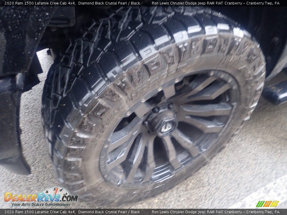 2020 Ram 1500 Laramie Crew Cab 4x4 Diamond Black Crystal Pearl / Black Photo #2