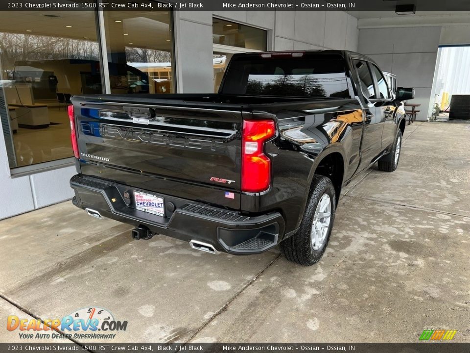 2023 Chevrolet Silverado 1500 RST Crew Cab 4x4 Black / Jet Black Photo #7