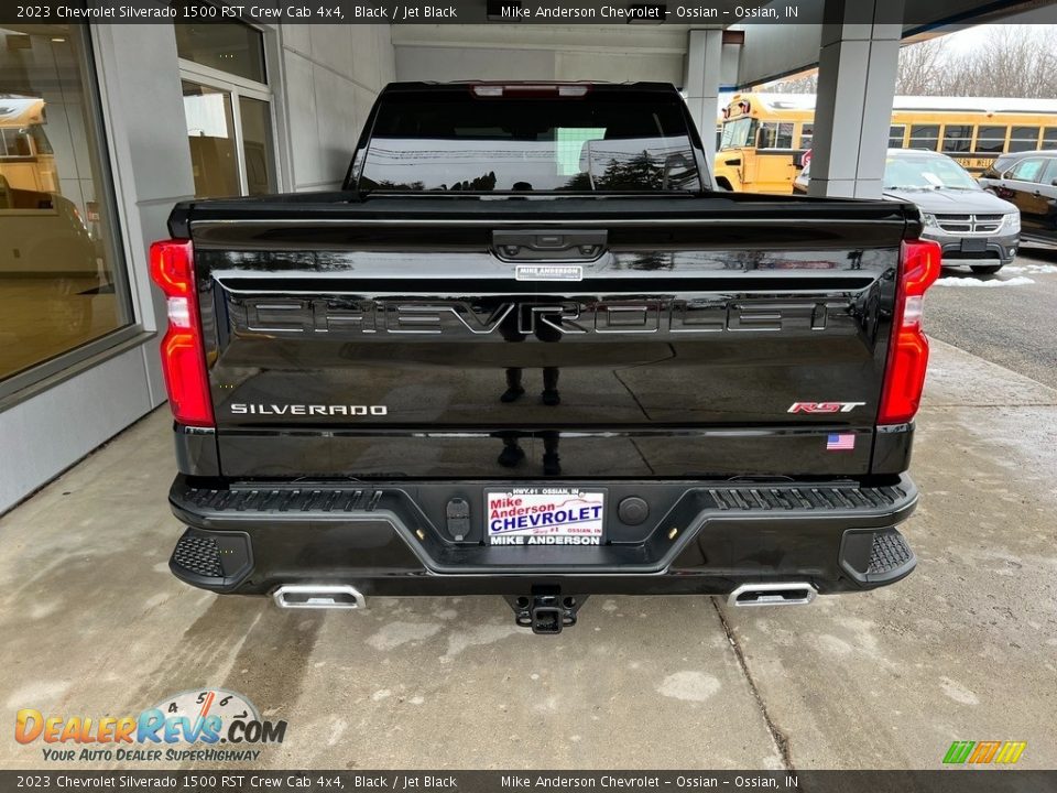 2023 Chevrolet Silverado 1500 RST Crew Cab 4x4 Black / Jet Black Photo #8