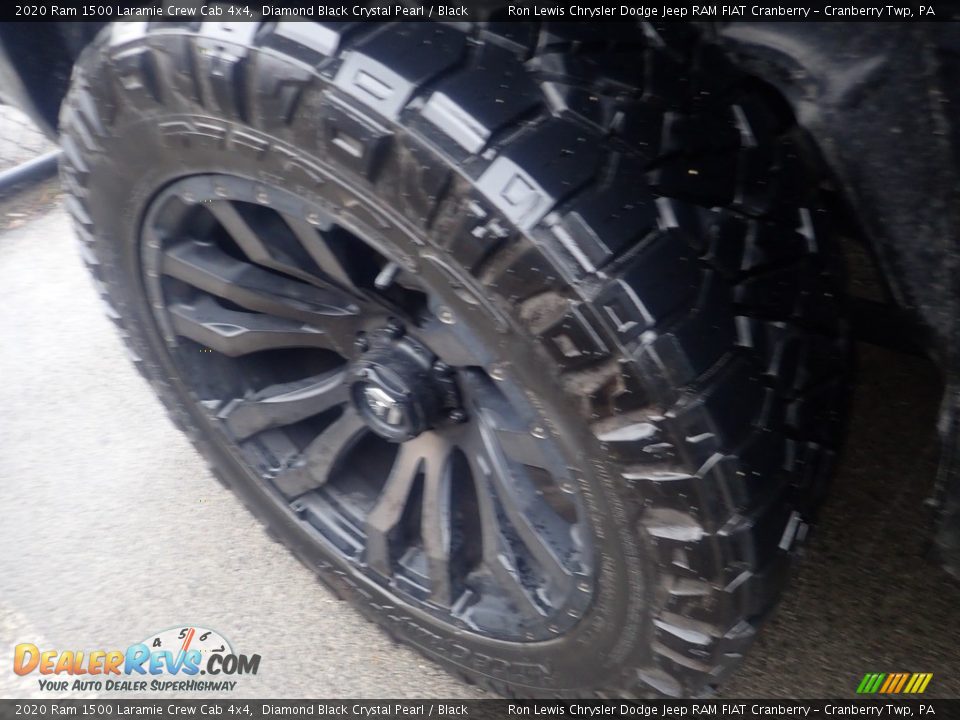2020 Ram 1500 Laramie Crew Cab 4x4 Diamond Black Crystal Pearl / Black Photo #5