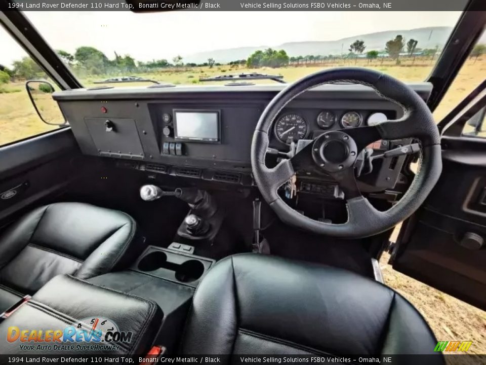 Black Interior - 1994 Land Rover Defender 110 Hard Top Photo #4