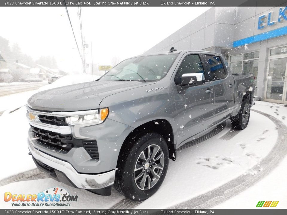 2023 Chevrolet Silverado 1500 LT Crew Cab 4x4 Sterling Gray Metallic / Jet Black Photo #2