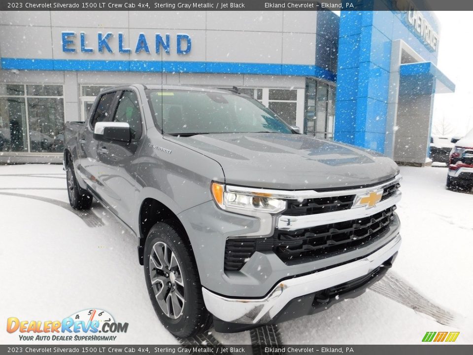 2023 Chevrolet Silverado 1500 LT Crew Cab 4x4 Sterling Gray Metallic / Jet Black Photo #5