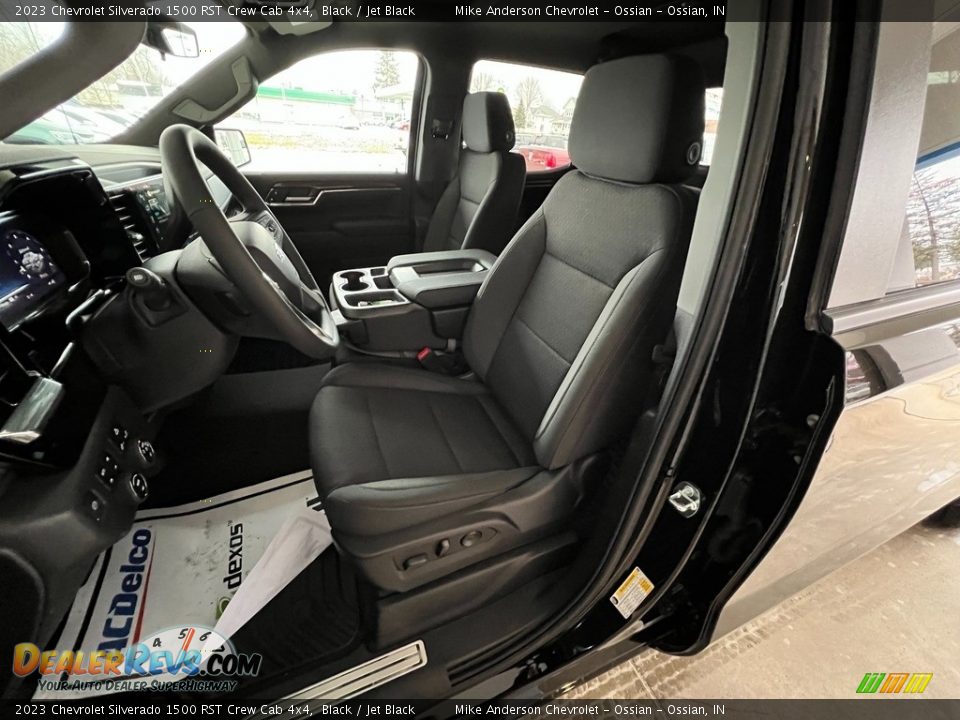 2023 Chevrolet Silverado 1500 RST Crew Cab 4x4 Black / Jet Black Photo #15