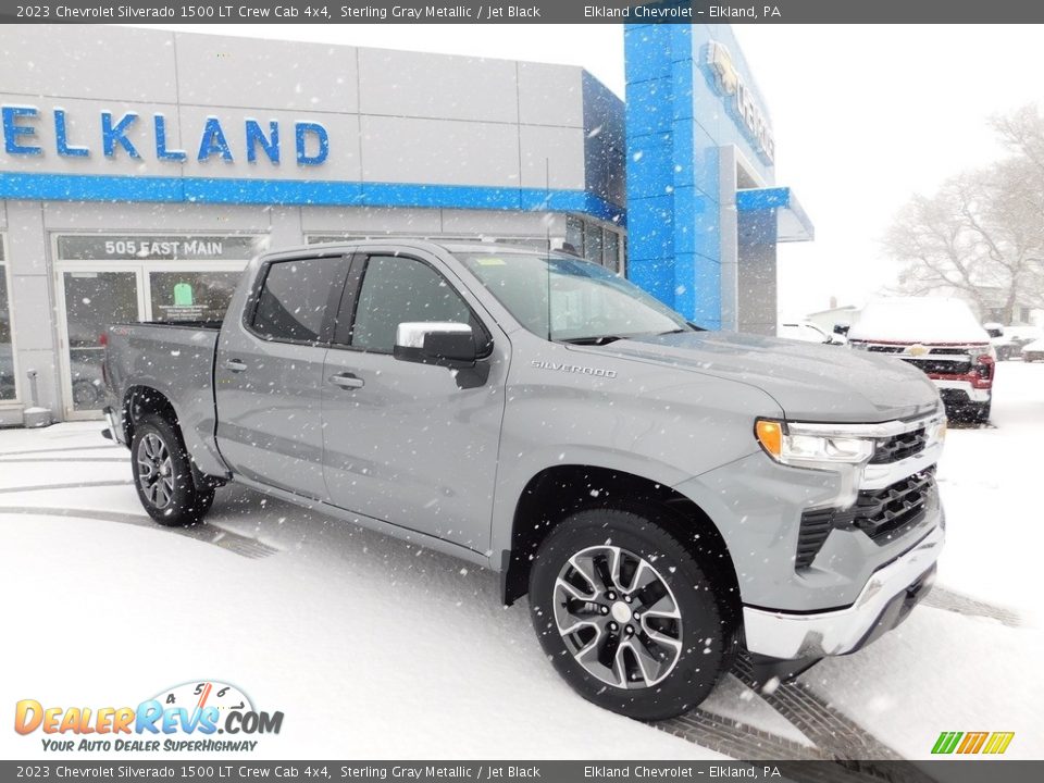 2023 Chevrolet Silverado 1500 LT Crew Cab 4x4 Sterling Gray Metallic / Jet Black Photo #6