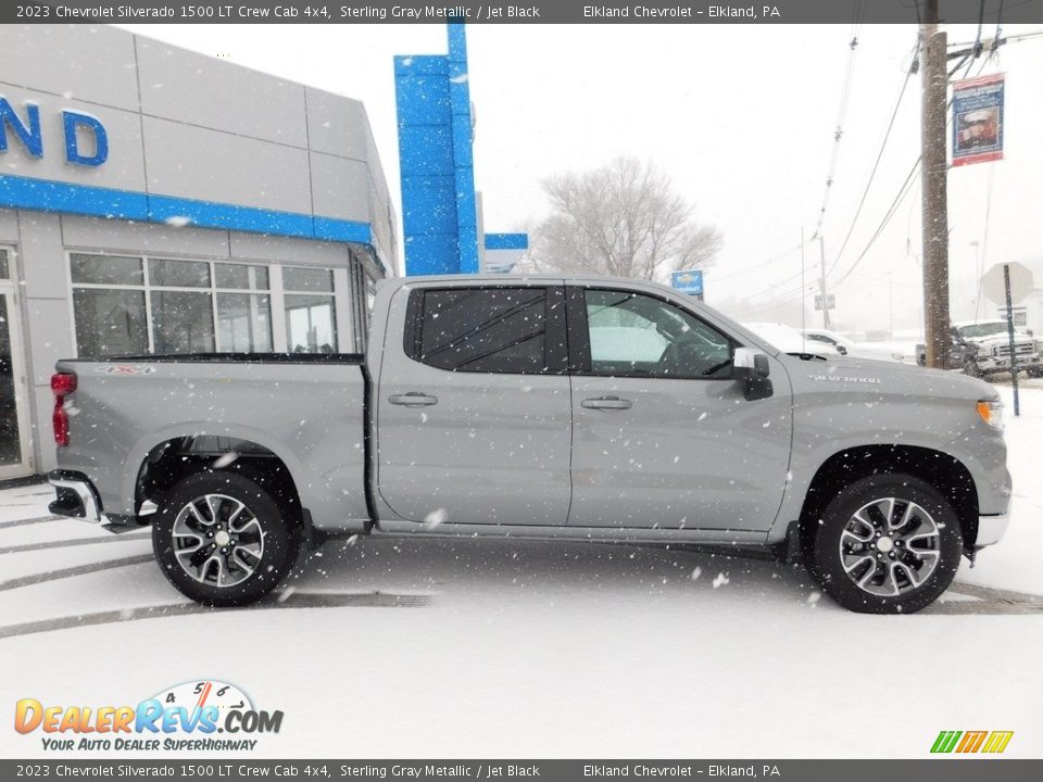 2023 Chevrolet Silverado 1500 LT Crew Cab 4x4 Sterling Gray Metallic / Jet Black Photo #8