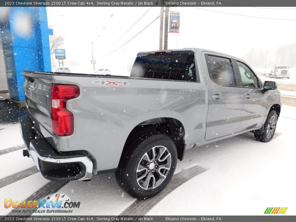 2023 Chevrolet Silverado 1500 LT Crew Cab 4x4 Sterling Gray Metallic / Jet Black Photo #9