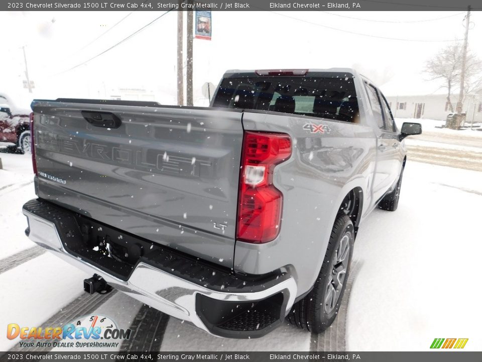 2023 Chevrolet Silverado 1500 LT Crew Cab 4x4 Sterling Gray Metallic / Jet Black Photo #10