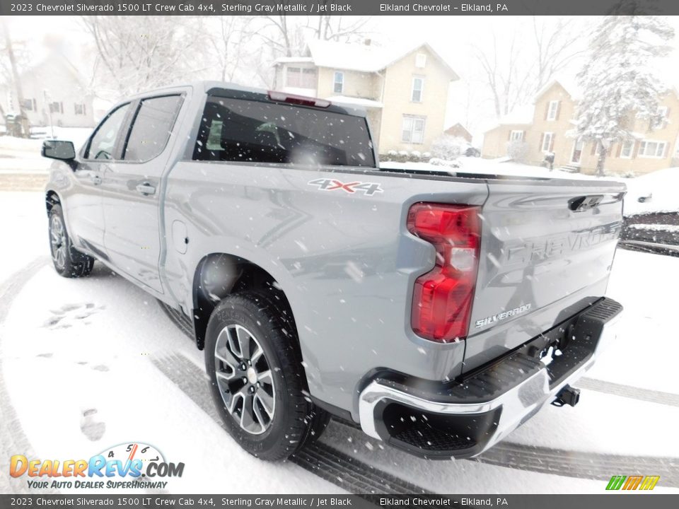 2023 Chevrolet Silverado 1500 LT Crew Cab 4x4 Sterling Gray Metallic / Jet Black Photo #12