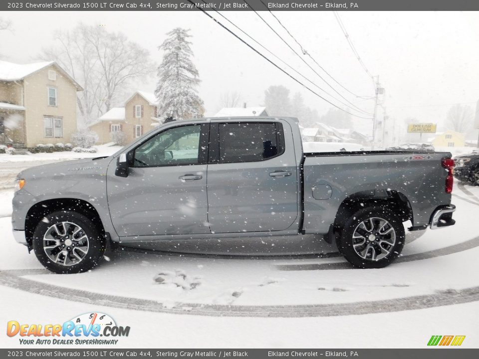 2023 Chevrolet Silverado 1500 LT Crew Cab 4x4 Sterling Gray Metallic / Jet Black Photo #13