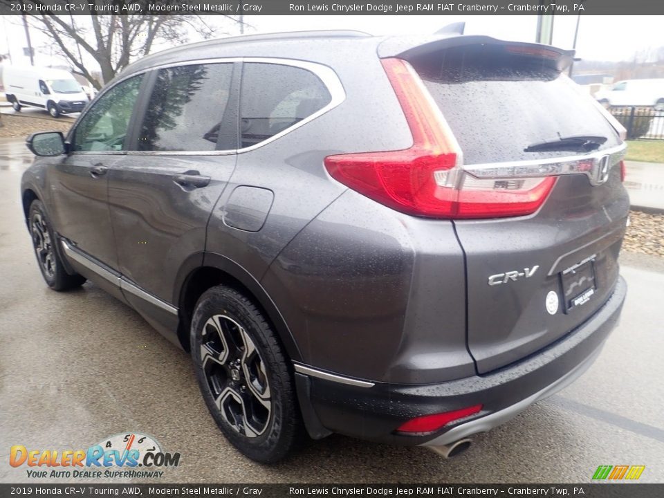 2019 Honda CR-V Touring AWD Modern Steel Metallic / Gray Photo #4