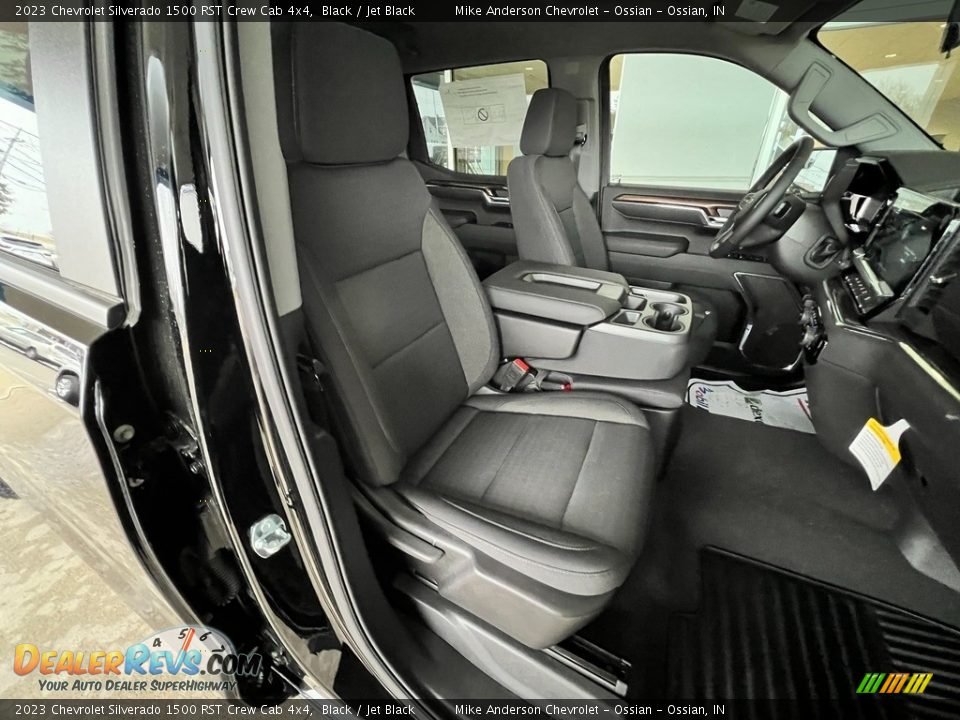 2023 Chevrolet Silverado 1500 RST Crew Cab 4x4 Black / Jet Black Photo #24