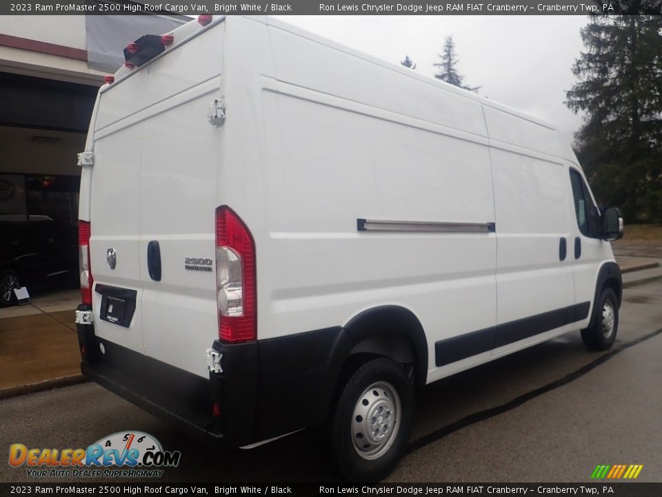 2023 Ram ProMaster 2500 High Roof Cargo Van Bright White / Black Photo #2
